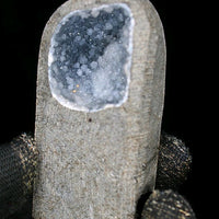 Rare Amethyst Chalcedony 150g Crystal Specimen Mineral Cluster India 7x3 cm