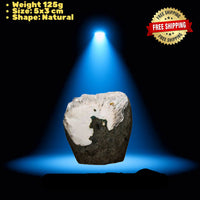 Scolecite Geode Crystal 125g Natural Zeolite Cluster Healing Stone India