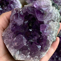 Deep Purple Amethyst Cluster From Uruguayan, Amethyst Geode, Raw Amethyst