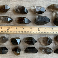 Natural Smoky Quartz Crystal Points, Raw Smoky Quartz Point, Wholesale Bulk Lot