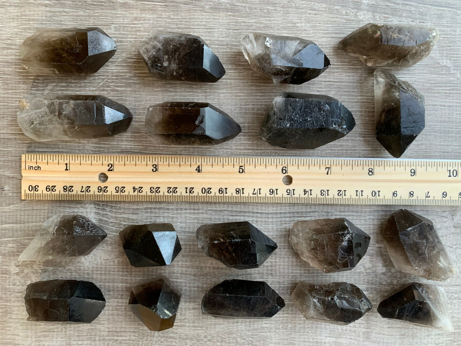 Natural Smoky Quartz Crystal Points, Raw Smoky Quartz Point, Wholesale Bulk Lot
