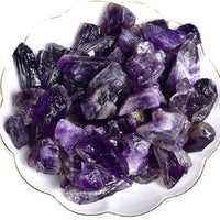 Deep Amethyst Raw Crystals 1.25-2" 25-35g Natural Healing Stones Tumbling Reiki