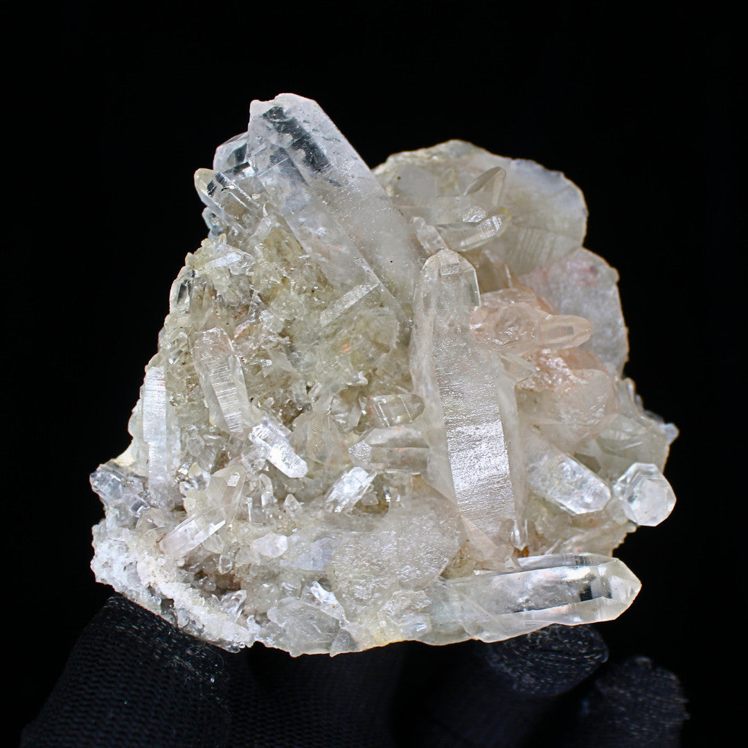 Natural Himalayan Quartz Cluster 210g 9x7cm Clear White Crystal Specimen