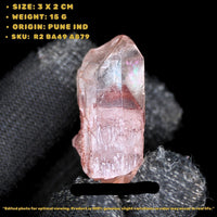 Phantom Quartz Crystal 15g Mineral Specimen with Visible Inclusions 3x2cm