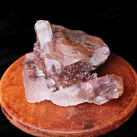 Natural Phantom Quartz Cluster 230g Healing Crystal Stone India 9x8 cm