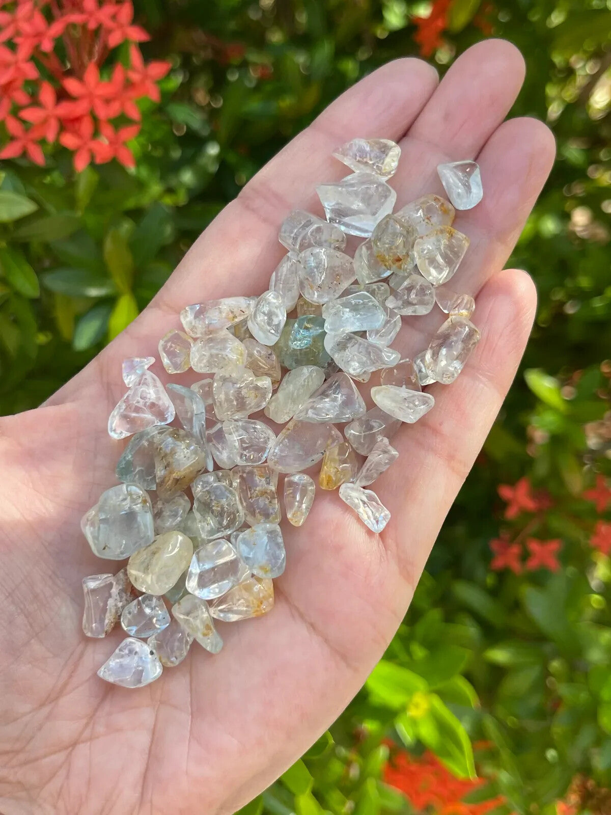 Grade A++ Semi Tumbled Gemstone Mini Chips 3 - 18 mm, Choose From 4 oz to 3 lbs