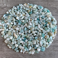 Grade A++ Semi Tumbled Gemstone Mini Chips 3 - 18 mm, Choose From 4 oz to 3 lbs