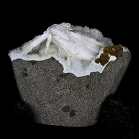 Natural Scolecite Geode Spray 156g | Zeolite Mineral Cluster from India 7x6cm