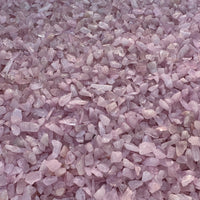 Grade A++ Rose Quartz Semi Tumbled Gemstone Mini Chips 3-8mm, Wholesale Bulk Lot