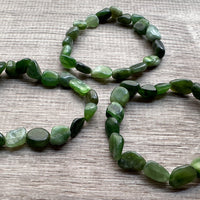 Wholesale Grade A++ Gemstone Nugget Bracelet, Choose from 18 Gemstone Types