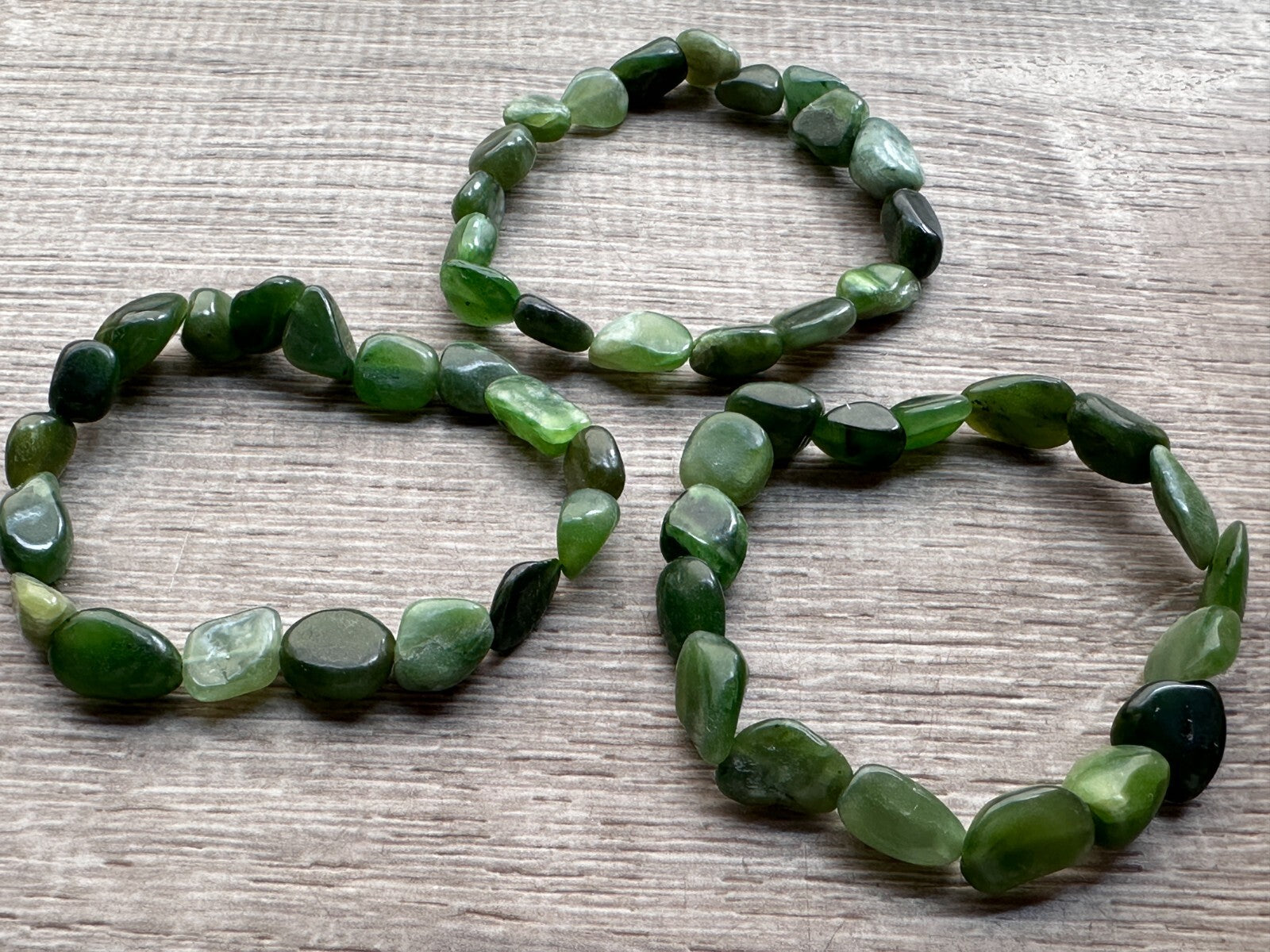 Wholesale Grade A++ Gemstone Nugget Bracelet, Choose from 18 Gemstone Types