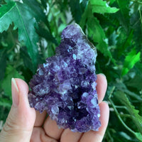Deep Purple Amethyst Cluster From Uruguayan, Amethyst Geode, Raw Amethyst
