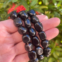 Wholesale Grade A++ Gemstone Nugget Bracelet, Choose from 18 Gemstone Types