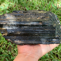 Extra Large Black Tourmaline Chunk / Rod / Log, Natural Rough Black Tourmaline