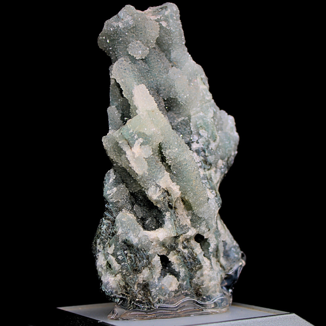 Rare Coral Chalcedony Cluster 66g Natural Mineral Specimen India