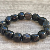 Wholesale Grade A++ Gemstone Nugget Bracelet, Choose from 18 Gemstone Types