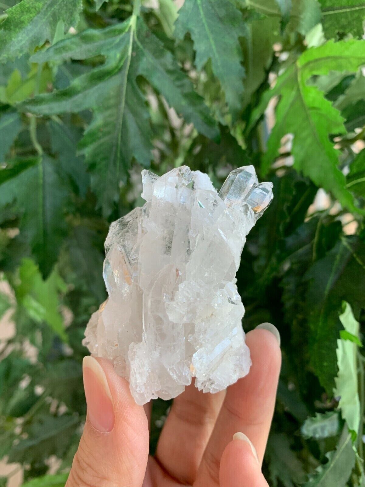 Grade A++ Clear Quartz Crystal Cluster, 1.5"- 2" Raw Clear Quartz Geode