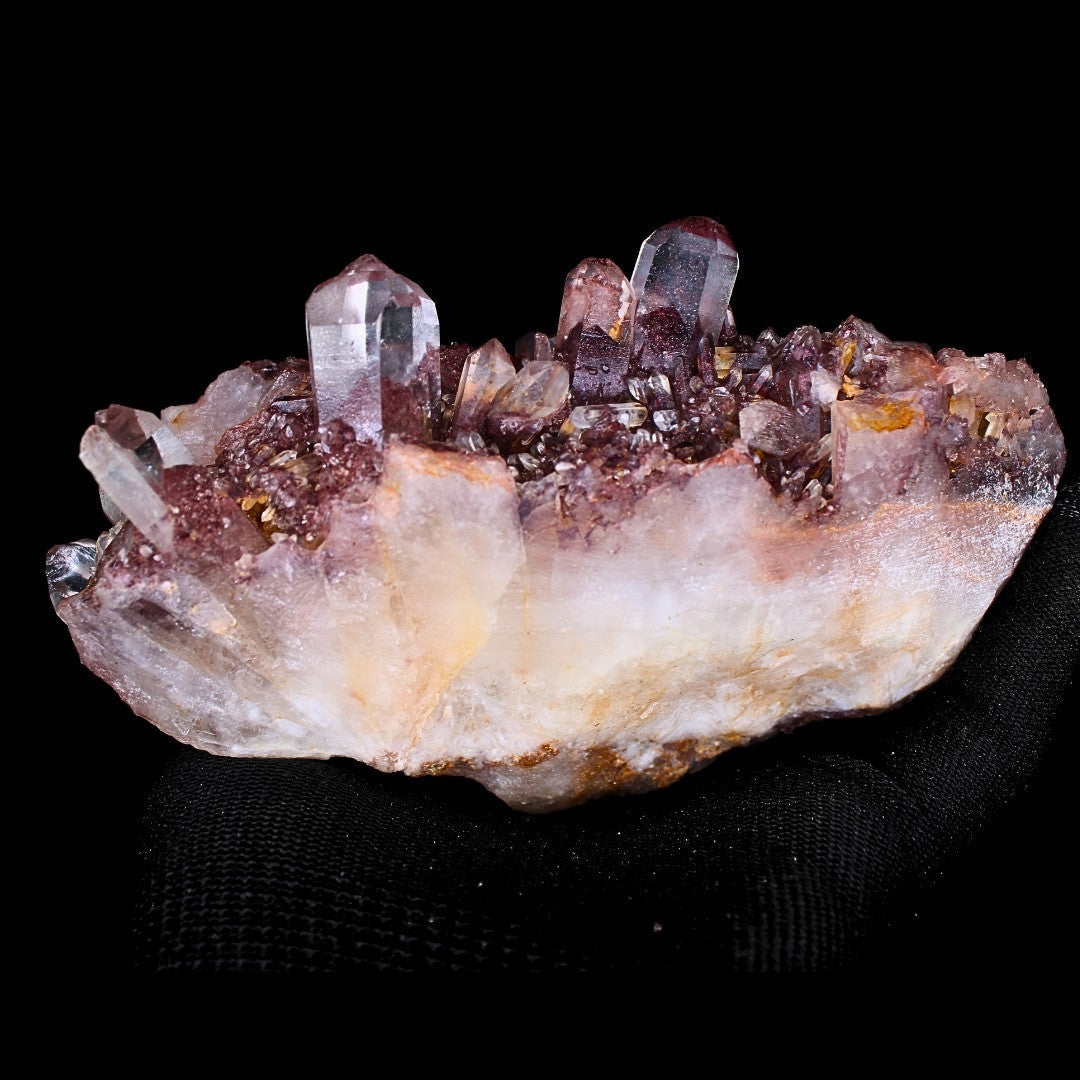 Phantom Clear Quartz 980g 15x8 cm Rare Layered Raw Crystal for Collectors