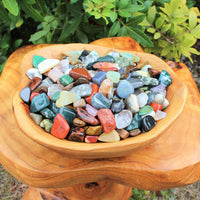 Assorted Tumbled Stones: SMALL, MEDIUM or LARGE Sizes Wholesale Bulk Lots Mixed