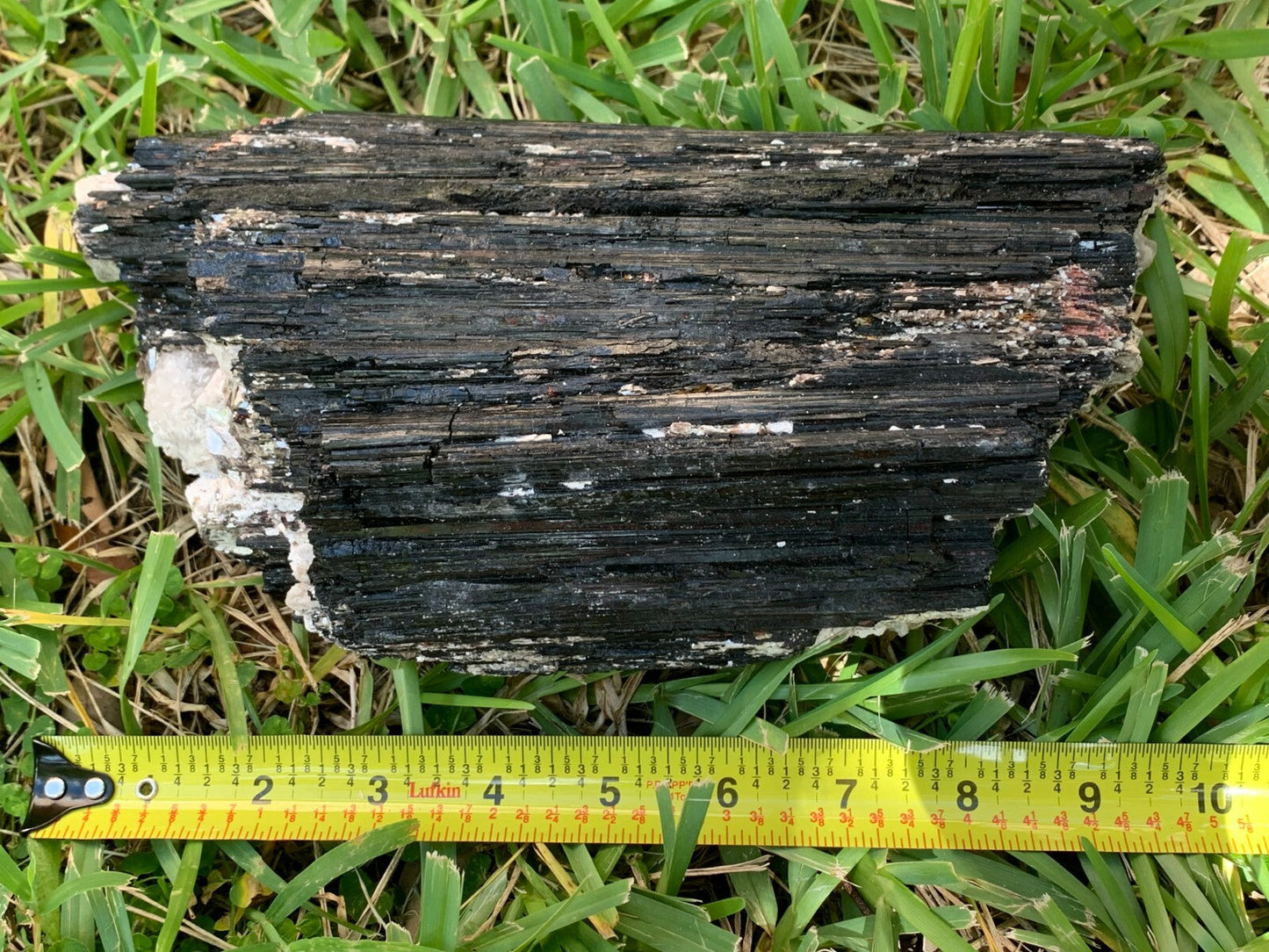 Extra Large Black Tourmaline Chunk / Rod / Log, Natural Rough Black Tourmaline