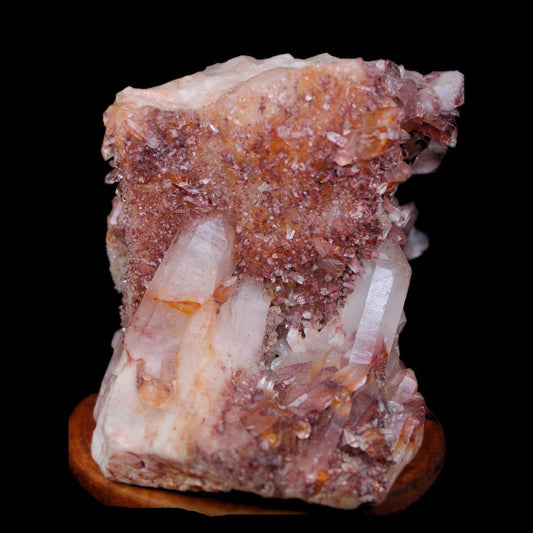 Rare Phantom Quartz Cluster 2.2kg Giant Natural Specimen 17x12cm India