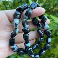 Wholesale Grade A++ Gemstone Nugget Bracelet, Choose from 18 Gemstone Types