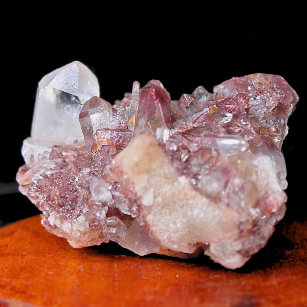 Phantom Clear Quartz Cluster 166g Natural Mineral Specimen 10x6cm Collector