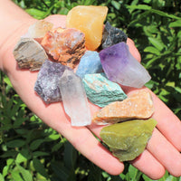 Bulk Mixed Crafters Collection: Gems Crystal Natural Rough Raw 1/2 lb Lot