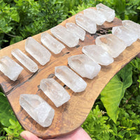 Clear Quartz Crystal Point (2" - 3") Natural Wand Specimen, Reiki Healing