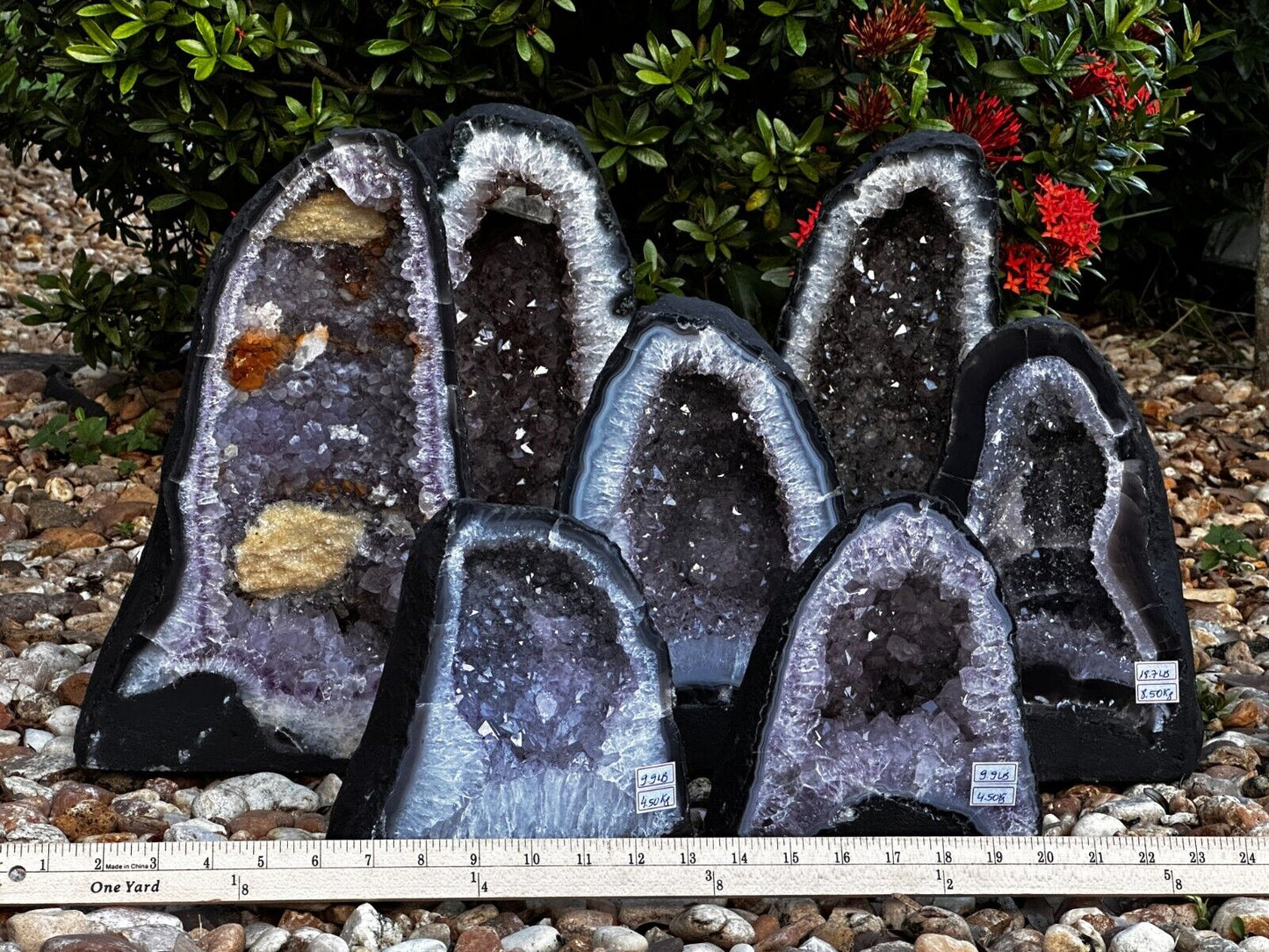 X-Large Light Purple/Gray Amethyst Cathedral, Raw Amethyst Geode, Pick a Weight