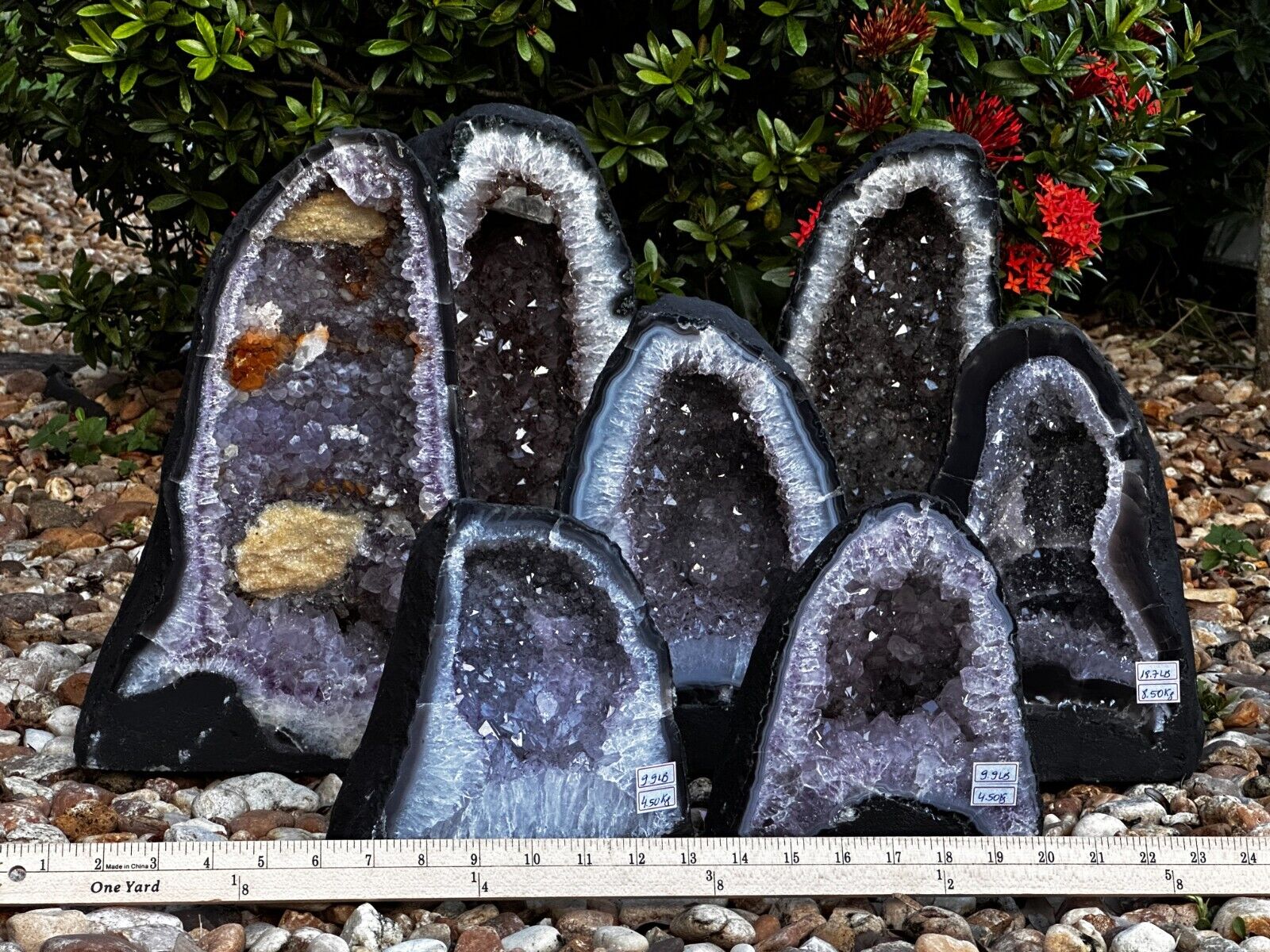 X-Large Light Purple/Gray Amethyst Cathedral, Raw Amethyst Geode, Pick a Weight