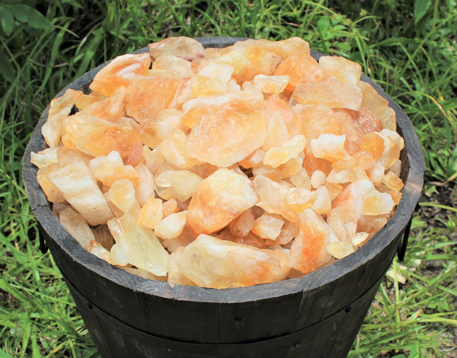 LARGE Citrine Rough Stones (2 - 3"): Raw Crystals, Wholesale Bulk Lot oz or lbs