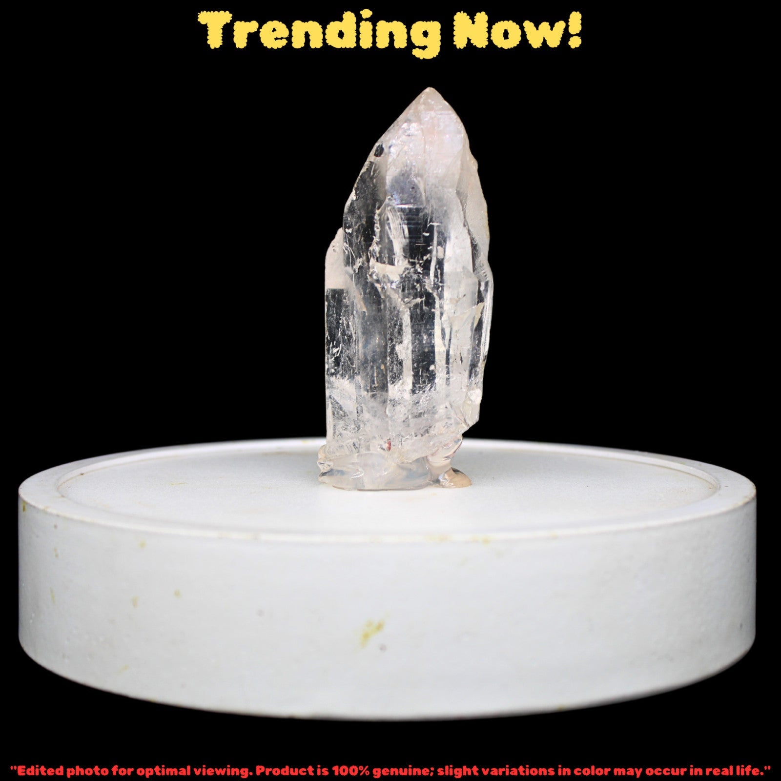 Himalayan Clear Quartz Point Wand Ethically Sourced Healing Crystal from India