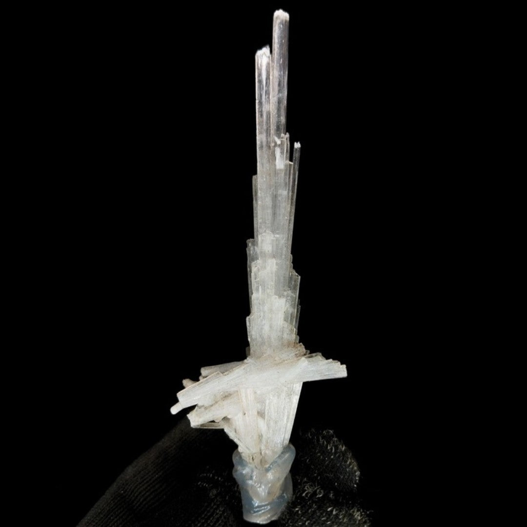 Natural Scolecite Cluster Stone 14g White Zeolite Mineral from India