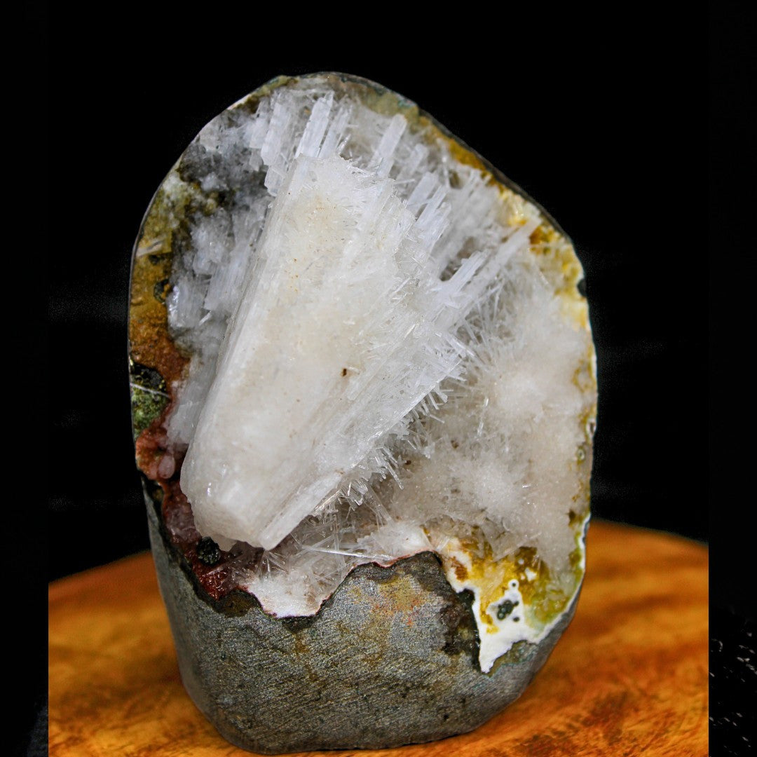 Amethyst Geode Quartz 216g Crystal Cluster for Meditation Reiki Healing Gift