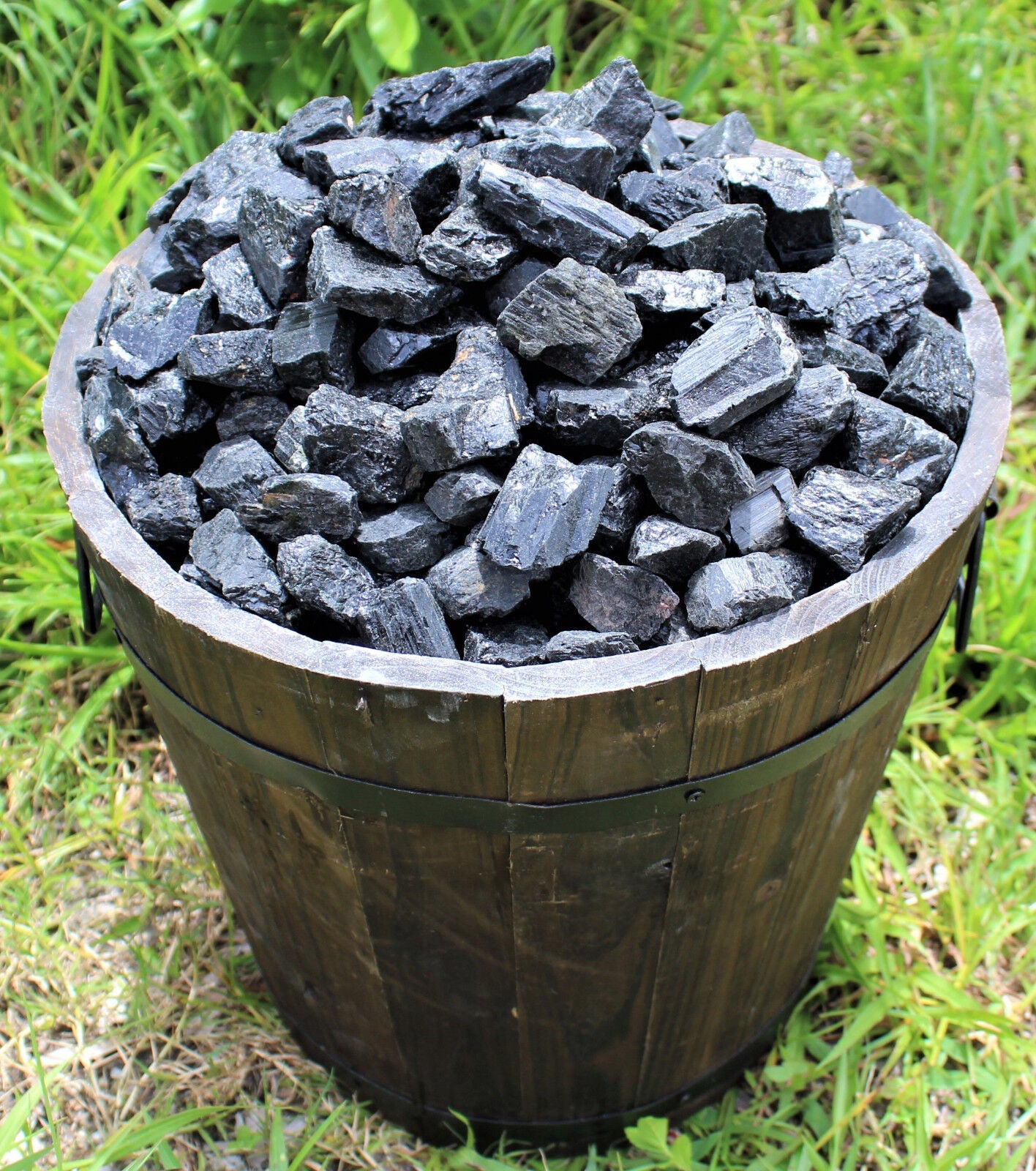 🖤 Black Tourmaline Rough Natural Stones | 5 lb Bulk Wholesale | Raw Chakra Protection Crystal