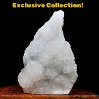 Apophyllite Healing Crystal Cluster 196g 9x5cm for Energy Cleansing Calm
