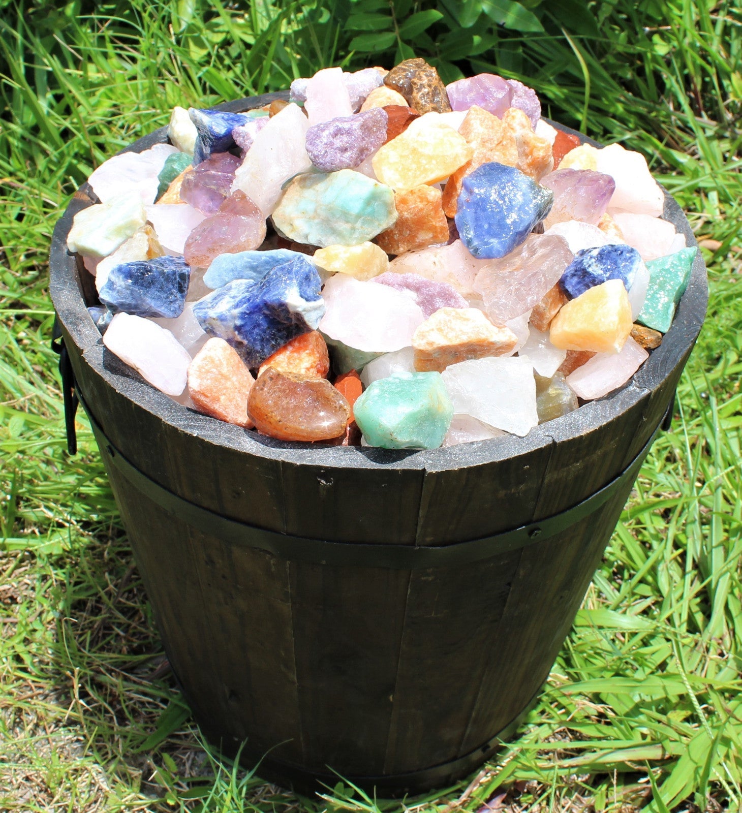 1000 Carat Bulk Lot Brazil Mix - Bulk Natural Rough Tumbler Rocks Stones