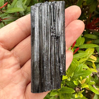 5 pcs Set Shiny Black Tourmaline Log, Grade A++ Natural Black Tourmaline Rod