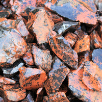 Raw Natural Mahogany Obsidian Crystals - Choose How Many - Raw Obsidian Stones