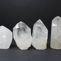 ✨ Natural Clear Quartz Point with Cut Base | Premium 'A' Grade | Zeenat Studio