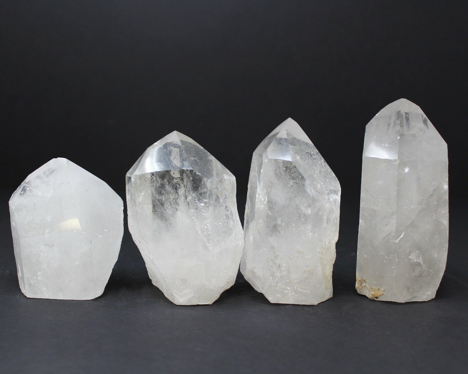 ✨ Natural Clear Quartz Point with Cut Base | Premium 'A' Grade | Zeenat Studio