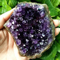 Large Natural Amethyst Cluster Quartz Crystal Druzy Geode Healing Stone Specimen