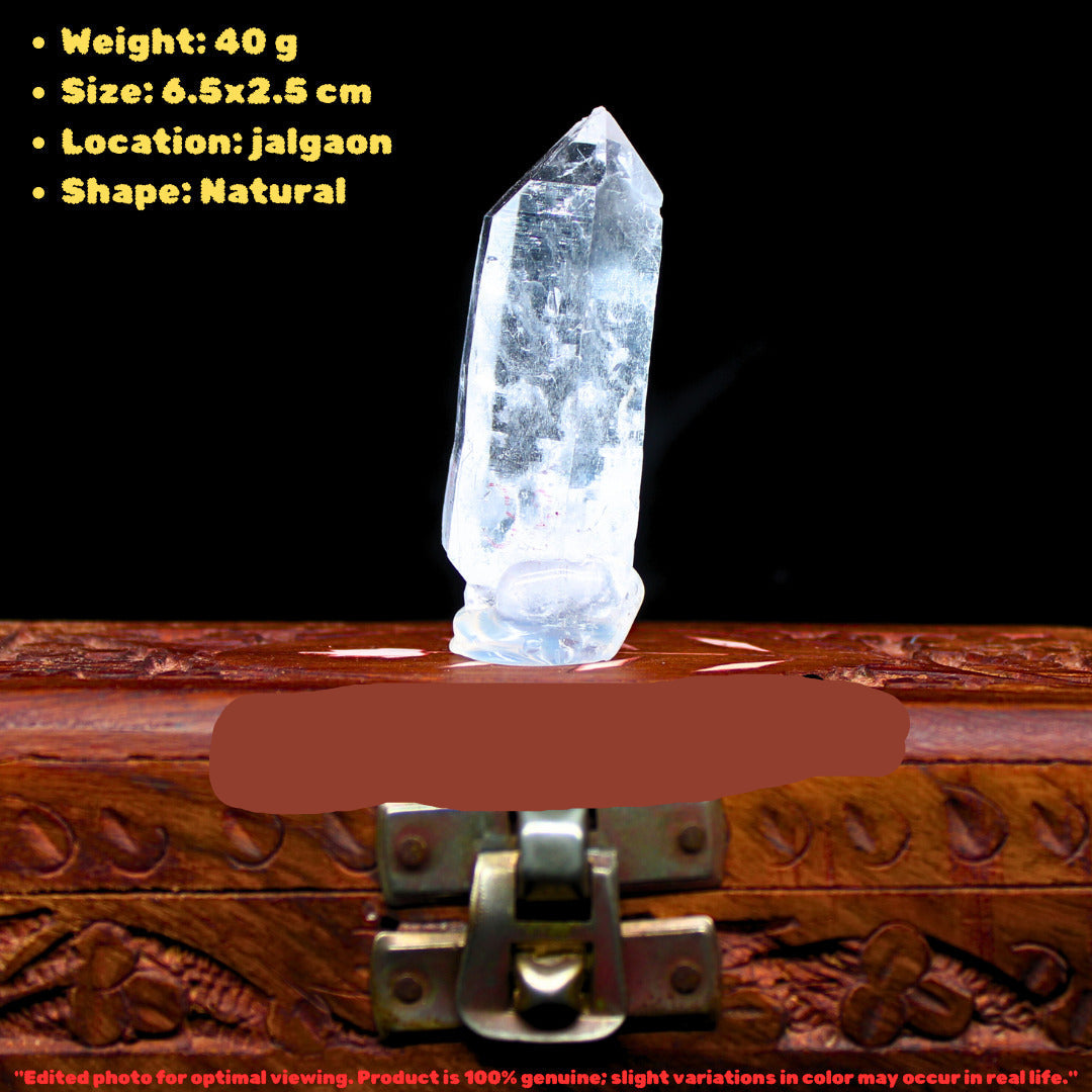 Himalayan Clear Quartz Cluster 40g 5x2cm Natural Raw Crystal Collector