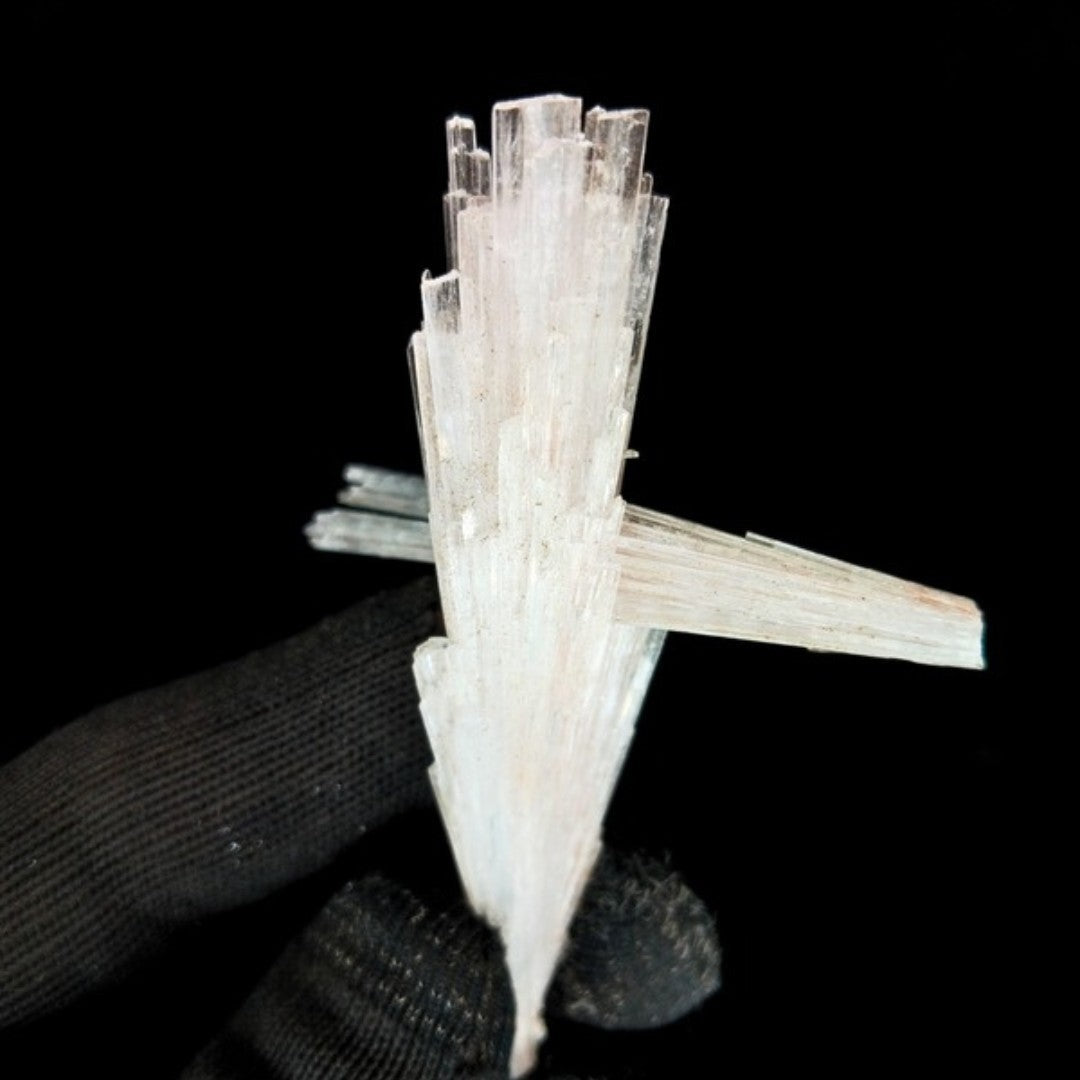 16g Rare Scolecite Spray Crystal Cluster Mineral Specimen from India