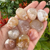 1/2 Lb Lot Tumbled Stones, 0.75-1.25" Crystal Healing Stones, Choose Stone Type
