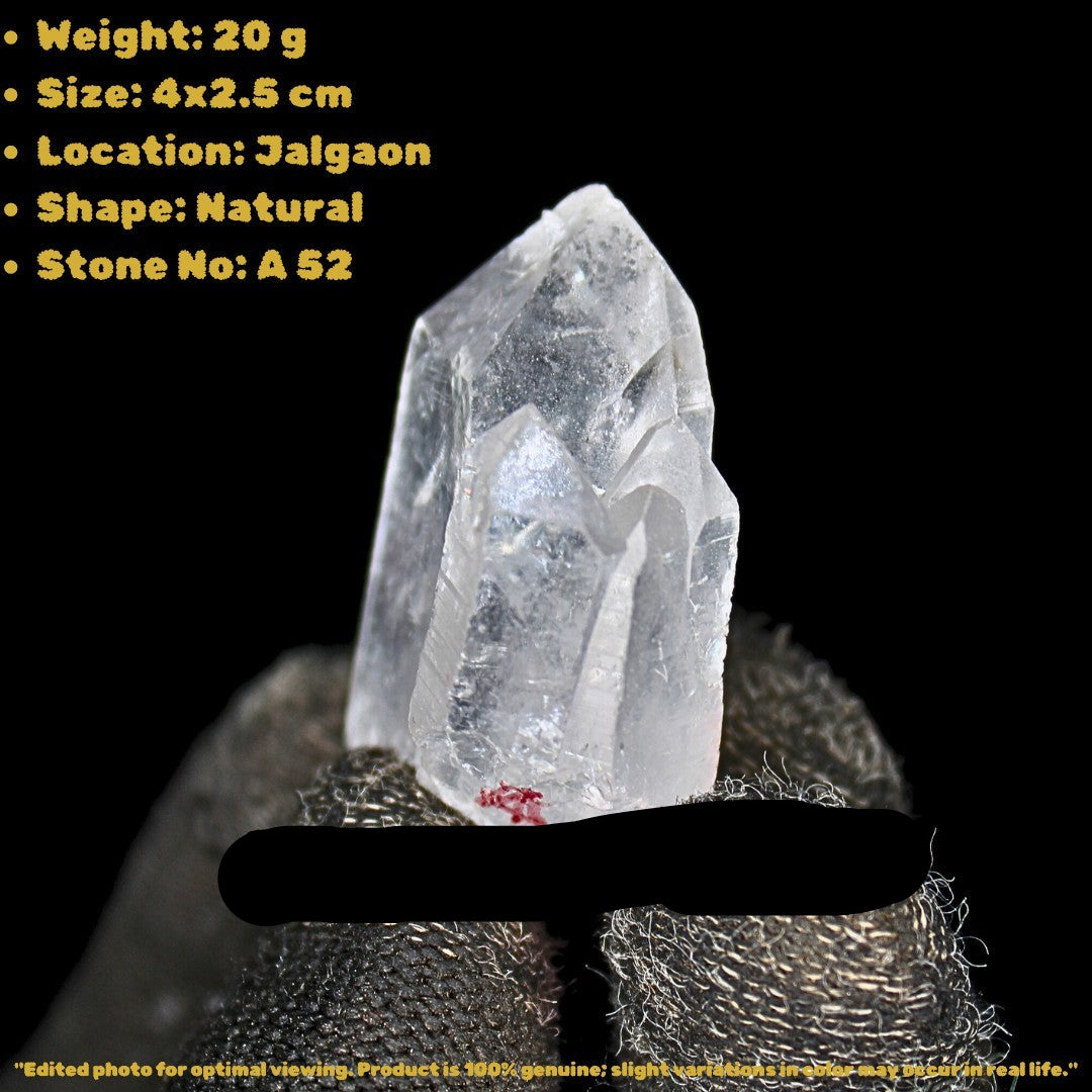 Himalayan Quartz Point 20g Rare Collector’s Mineral Specimen from India