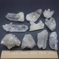 1 Lb Natural Clear Quartz Crystal Cluster Crystal Points Mineral Specimens