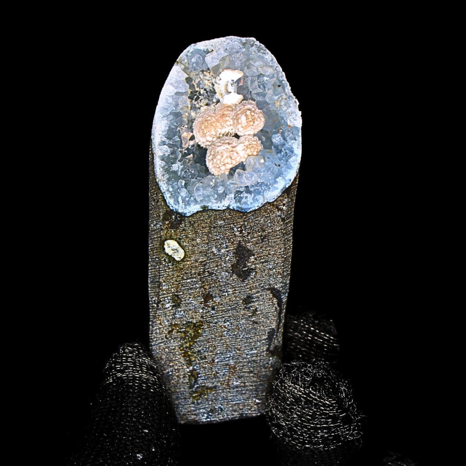 Natural MM Quartz Mordenite Geode 12g – Reiki Chakra Energy Healing Stone