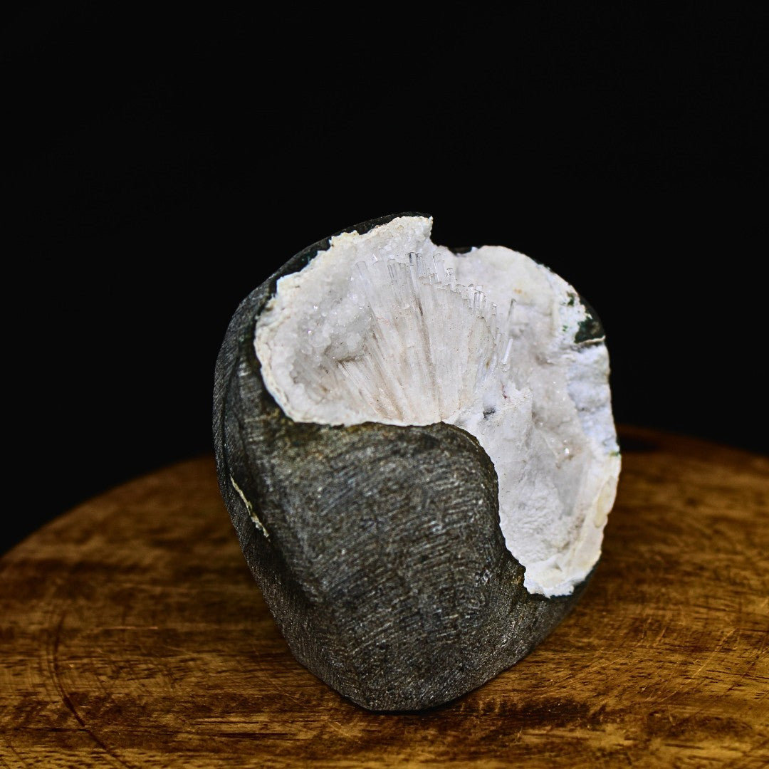 Stunning 120g Scolecite Spray Geode Rare Zeolite Mineral Specimen India